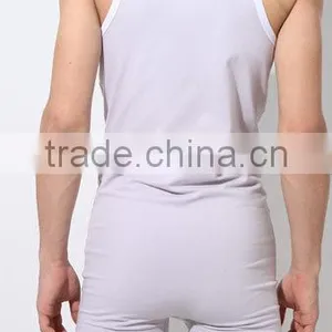 Cotton Summer Cheap Wholesale OEM Onesie Pajamas For Men thumbnail-2