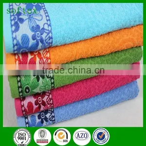 Polyester-cotton Customized Logo Bath Towels Wholesale thumbnail-1