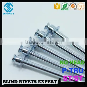 HIGH QUALITY DOUBLE CSK COUNTERSUNK STEEL POP PT RIVETS FOR COMPUTER ENCLOSURES thumbnail-2