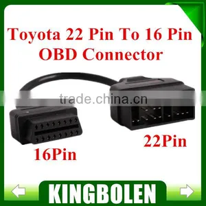 Promotion For Toyota 22Pin To 16Pin Female OBD 2 Cable Connector Adapter Cable Car Diagnostic Tool thumbnail-1