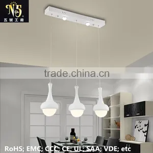 Modern Simple Fashionable White Pendant Lamp Made in Guzhen China thumbnail-2