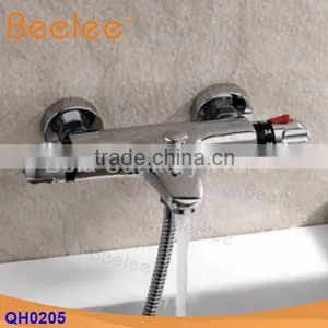 Brass Wall Mounted Thermostatic Bath Shower Mixer Thermostatic Faucet (QH0205) thumbnail-5