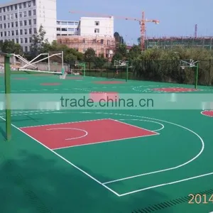 Silicon PU Malfunctional Basketball Court and Badminton Court Flooring Materials thumbnail-4
