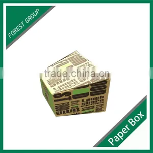 FOREST PACKING FACTORY MADE PRINTED PAPER CAKE BOX WITH HANDLE thumbnail-1