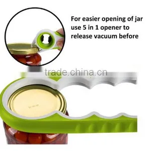 4 In 1 Multifunction Can Opener Kitchen Tools 1PC Skidproof Jar/Bottle Opener Beer/Wine Helper thumbnail-2