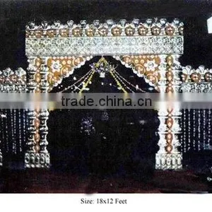 New Hot Gold Indian Wedding Mandap Designs at Wedding and Event Decorate thumbnail-1