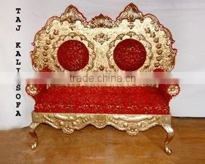 Wedding Sofa, Wedding Gold Sofa, Taj Sofa thumbnail-1