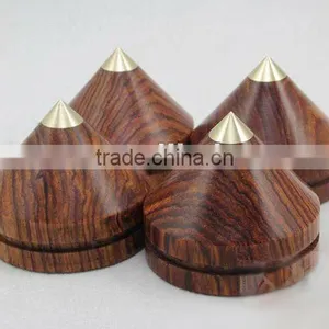 Red Sandalwood Isolation Feet + Red Sandalwood Base Plates HT2 thumbnail-1