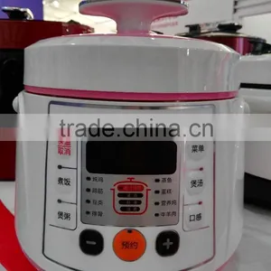 2016 New Camping Rice Pressure Cooker Cute Portable 2L White Black Pink Baby Food Multi Mini Travel Cookers With Handle thumbnail-2