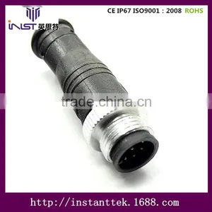 INST M12 8pin Waterproof Connector With Cable thumbnail-1