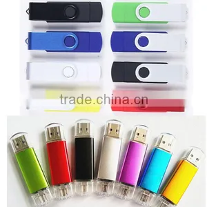 OTG Usb Flash Drive, Bulk Swivel Style Full Capacity Pen Drive,2013 New Design thumbnail-1
