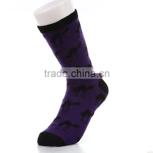 Purple+black Stripe Socks Bat Socks Famous Brand Socks Supermaket Socks thumbnail-2