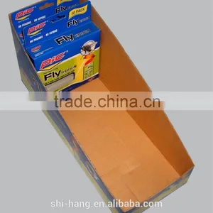 Custom Made Quality Color Printing Single Wall Corrugated Paper Counter Display Boxes Packaging for Free Sample thumbnail-1