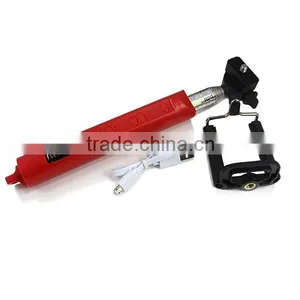 Wholesale Wired Monopod Selfie Stick Headphone Cable Control thumbnail-3