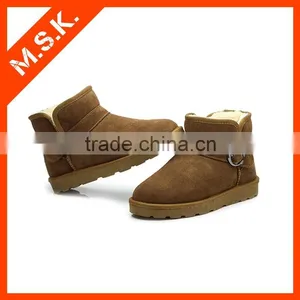 Classic Ankle Winter Fur Boots for Men thumbnail-1