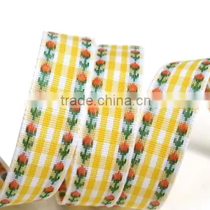 2016 Hotsale DIY Grid Ribbon/Tartan Ribbon/Check Ribbon thumbnail-3