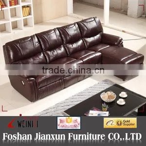 GC858 Recliner Kuka Leather Sofa thumbnail-4