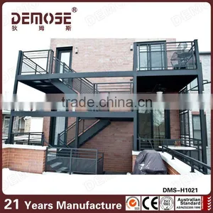 Commercial Projects Outdoor Metal Fire Escape Stairs thumbnail-1