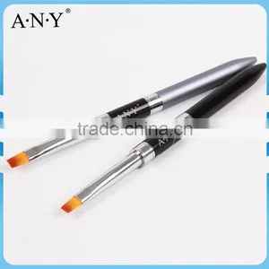 ANY Nail Artist Using UV Gel Nail Beauty Nylon Hair Nail Art Flat Brush UV Gel Art thumbnail-1
