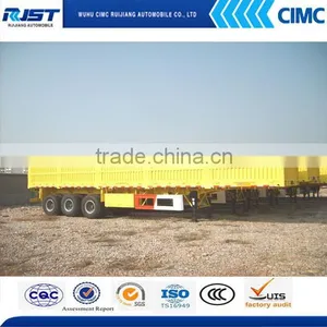 Tri-Axles Trailer With Side Wall For Sale thumbnail-1