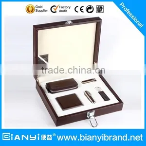 Top Quality Business Gift Set for Men With Wallet Gift Set and Knife in Leather Box thumbnail-1