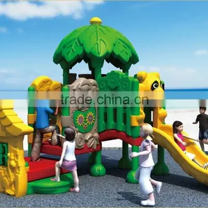 KAIQI Classic Plastic Series Fairytale Castle KQ50125A Kids Favorable LLDPE Plastic Small Size Playground Equipment thumbnail-1