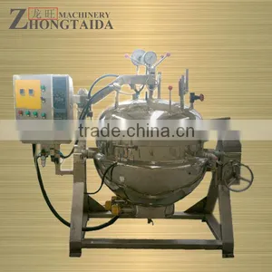 Good Quality Vertical Jacketed Kettle for Tomato Sauce in Low Price thumbnail-4