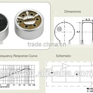 Noise Canceling Electret Condenser Microphone For Radio Recorders Quality Choice thumbnail-6