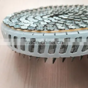 Polish/galvanized/painting 15 Degree Plastic Sheet Coil Nails thumbnail-3