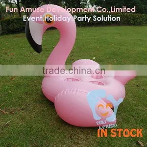 Cheap Pvc Inflatable Adult Flamingo Swim Ring for Sale thumbnail-1