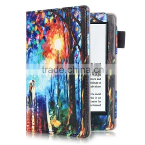 Express OEM Painting PU Leather Case Cover For Amazon New Kindle 2016 thumbnail-2
