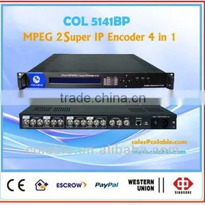 Lowest Price but Good Quality for MPEG2/MPEG4 IP Encoder (4 In1), CATV Headend COL5141BP thumbnail-1