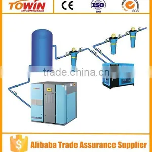 Water Cooling Stationary Screw Air Compressor for Construction thumbnail-1