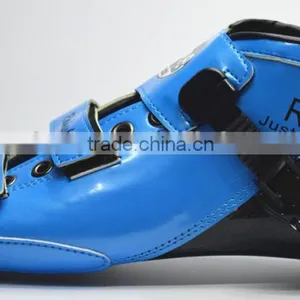 Roller Skate Carbon Shell 100%handmade Speed Racing Boots Skating Boot Blue Color Inline Skate Shoes Roller Skate in Stock thumbnail-1