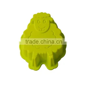 Cute Sheep Chocolate Cake Mold Silicone Baking Pan thumbnail-2