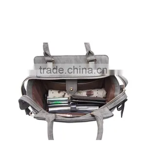 Stylish Grey Color Top Handle Fashion Women Handbag thumbnail-5