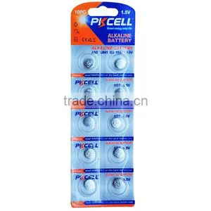 PKCELL Ag3 Button Cell Battery Lr41 Dry Battery Button Cell 1.5v Button Cell Coin Battery thumbnail-2