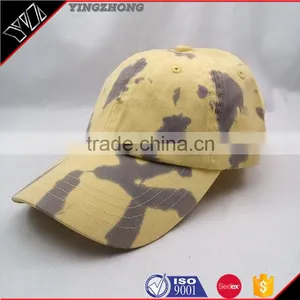 Wholesale Custom Yellow Baseball Caps Unisex Blank Scrawl Baseball Caps thumbnail-1