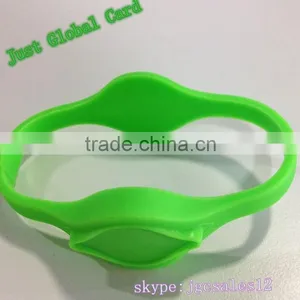 LF 125Khz Access Control Key Adjustable Silicon Wristband thumbnail-1