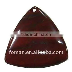 40mm Triangle Rainbow Jasper Gemstone Pendants Wholesale thumbnail-1