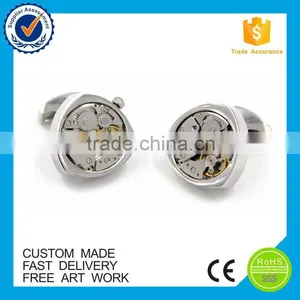 High End Custom Men's Watch Movement Cufflinks thumbnail-2
