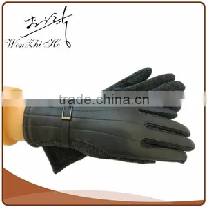 Fast Delivery Esd PU Gloves Gym With One Side Velvet thumbnail-3