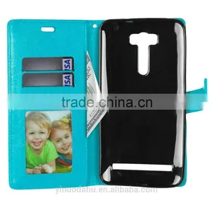 Hot Sale PU Leather Mobile Phone Flip Wallet Kickstand Case for ASUS Zenfone 2 Laser ZE601KL 6.0 thumbnail-2