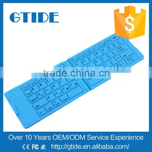 Silicone Keyboard Protector Foldable Bluetooth Wireless Rechargeable Keyboard thumbnail-2