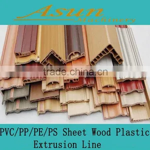 PVC/PP/PE/PS Sheet (Panel) Wood Plastic Extrusion Line thumbnail-1