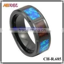 IP Black Turkish Opal Rings,light Blue Opal Rings,mystic Opal Ring in Wedding Jewelry thumbnail-1