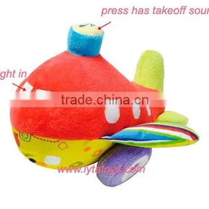 Plush Educational Music Toy Airplane thumbnail-1