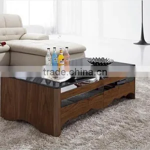 Liansheng Furniture Manufacturer Made Wood Coffee Table LS-MW5201 thumbnail-2
