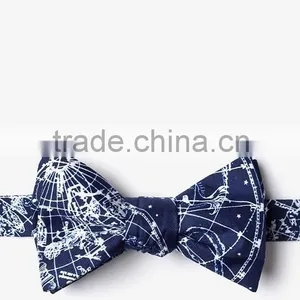 2016 Custom Design Fashion Printed Self-tie Silk Bow Ties thumbnail-3