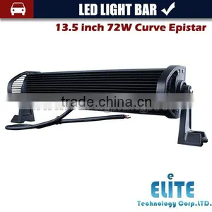 13.5 Inch 72w Offroad Curve Led Light Bar for Trucks Jeep thumbnail-5